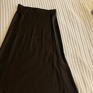 Zara chocolate slip Skirt
